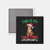 Ugly Xmas Tree Santa Speelgoed Fox Terriër Hond Ke Magneet (Voorkant / Achterkant)