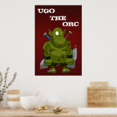 Ugo het Orc-Poster Poster (Keuken)