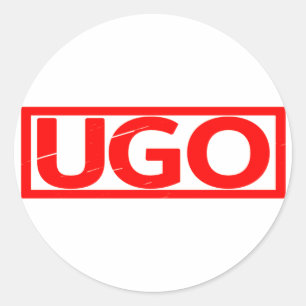 Ugo Stamp Ronde Sticker