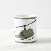 UH-1 Huey Hélicoptère Militaire Mug (Centre)