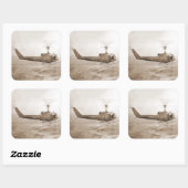 UH-1 Slick over Nam sticker (Vel)