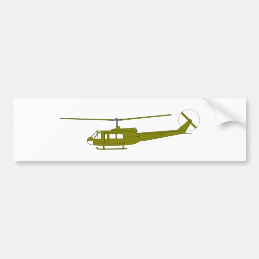 UH-1H 'Huey'-hulphelikopter Bumpersticker (Voorkant)