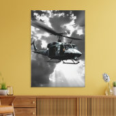 UH-1N Twin Huey Canvas Afdruk (Insitu (Woonkamer))
