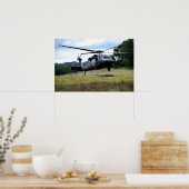 UH-60 Black Hawk Helicopter Poster (Keuken)