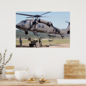 UH-60 Black Hawk Helicopter Poster (Keuken)
