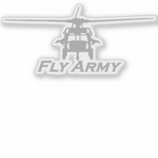 UH-60 Blackhawk Frontal Uitzicht Sticker