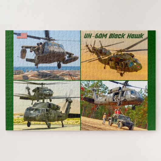 UH-60 M ZWARTE HAWK (20 x 30 INCH) Legpuzzel (Horizontaal)