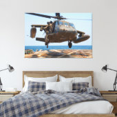 UH-60M BLACKHAWK 32x48 Canvas Afdruk (Insitu (Slaapkamer))