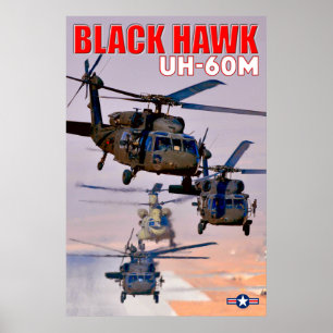UH-60M ZWARTE HAWK POSTER