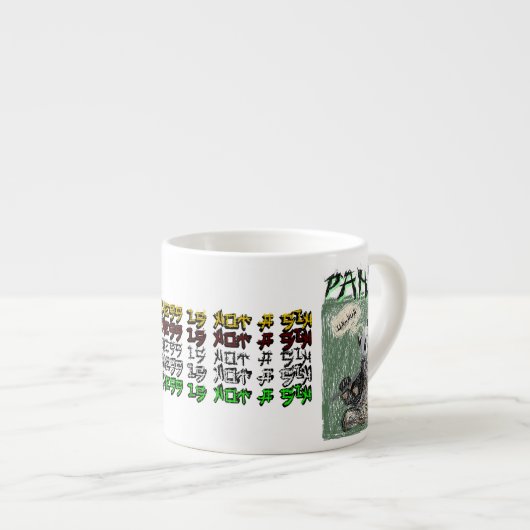 Uh-Huh Panda Espresso Kop (Voorkant rechts)