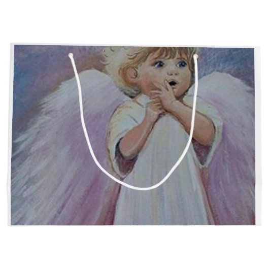 UH OH ANGEL GIFT BAG LARGE CADEAUZAKJE (Achterkant)