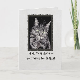 Uh Oh, Verlate Verjaardag Kaart