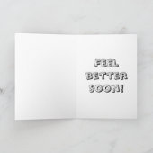 Uh-oh... word snel gezond Kaart (Binnen)