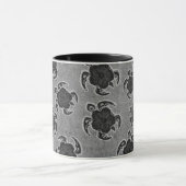 Uhane Honu Hibiscus Batik Hawaiian Turtle Mok (Midden)