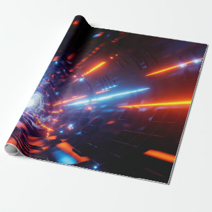 Uhdf-wandlaserlicht Cadeaupapier