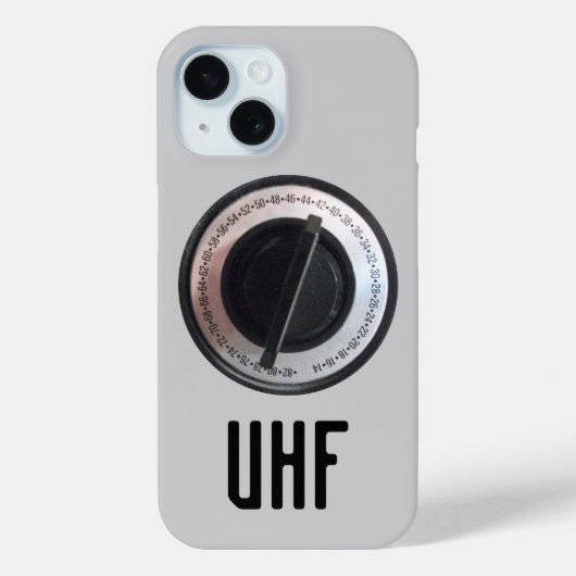 UHF-televisiekanaal Case-Mate iPhone Case (Achterkant)