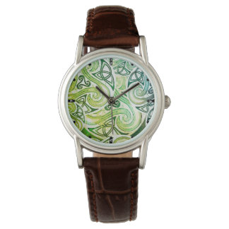 Uhr Celtic Triskele Horloge
