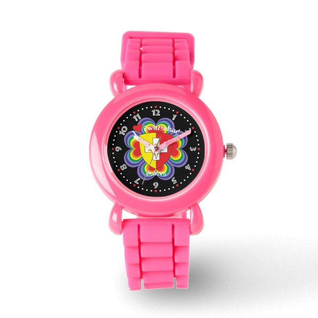 Uhr mit Schweizer-Entwurf Genf/Genève Horloge (Voorkant)