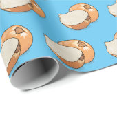 Ui-cartoon illustratie cadeaupapier (Rol Hoek)