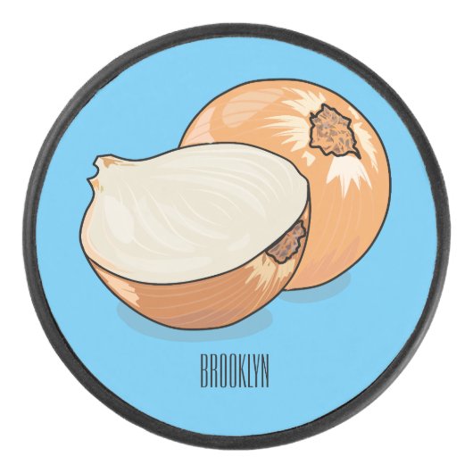 Ui-cartoon illustratie hockey puck (Voorkant)