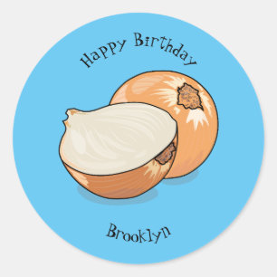 Ui-cartoon illustratie ronde sticker