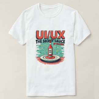 UI UX De geheime saus van succes Funny Designer T-shirt