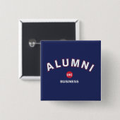 UIC Alumni Business Vierkante Button 5,1 Cm (Voorkant /achterkant)
