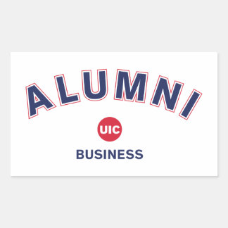 UIC Business Alumni Rechthoekige Sticker