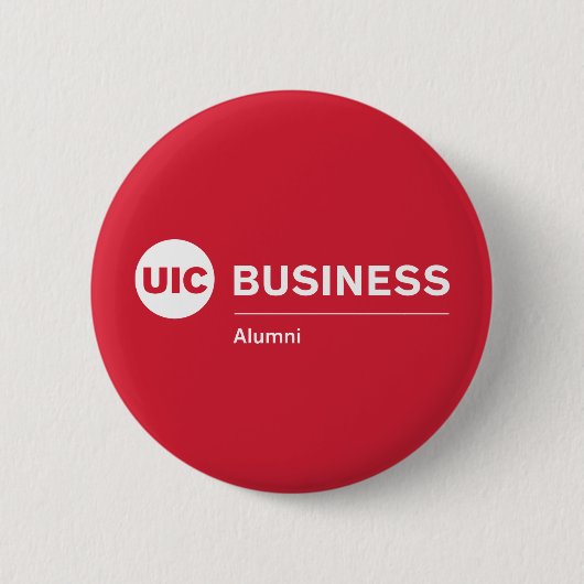 UIC Business Alumni Ronde Button 5,7 Cm (Voorkant)