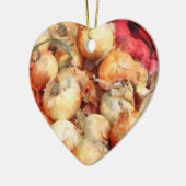 Uien Close-up Keramisch Ornament (Links)