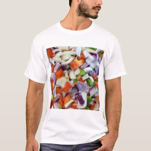 Uien en Groene paprika's T-shirt