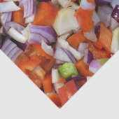 Uien en knollen tissuepapier (Detail)