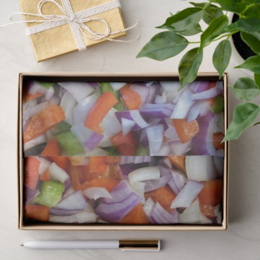 Uien en knollen tissuepapier (Geschenk)