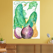 Uien en manden op Canvas (Insitu (Woonkamer))