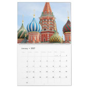 Uien koepels van Rusland kalender (Jan 2027)