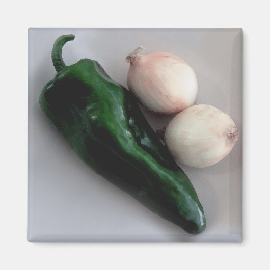 Uien & Peper Magneet (Voorkant)