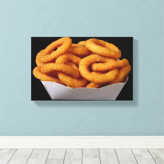 Uien Rings Canvas Afdruk (Insitu (Houten vloer))