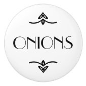 Uienbak Keramische Knop (Voorkant)