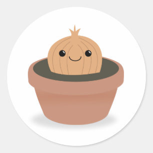 Uienteken Ronde Sticker