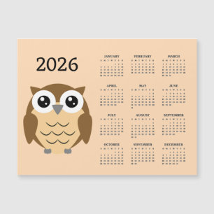 Uil 2026 Agenda Magnetische Kaart