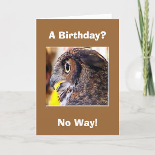 Uil 2, een verjaardag?, No Way! Kaart