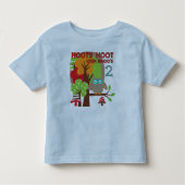 Uil 2e verjaardag T-shirts en geschenken (Voorkant)