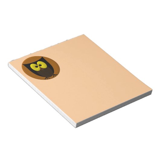 Uil Afbeelding Notitieblok (Schuin)