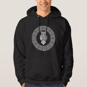 Uil Athena Archeologie & Kunst Griekse Godin Mytho Hoodie