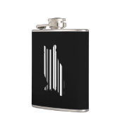 UIL BARCODE Vogel Barcode Vogel Designpatroon Heupfles (Links)