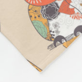 Uil Be Collectie fleece deken (Hoek)