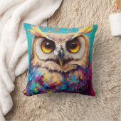 Uil Bird Animal Discovery Adventure Natuur Planet Kussen (Deken)