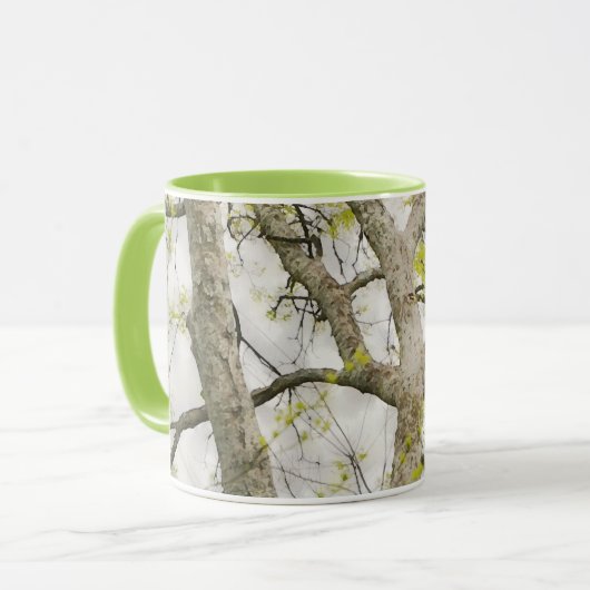 Uil Bird in Tree Natuur Mok Cup (Voorkant links)