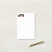 Uil Bloemige Natuur Notities Post-it® Notes (Op bureau)