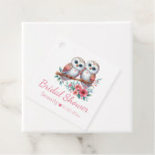 Uil Boho Landelijk Landbos Bruidsfeest Bedankjes Labels (In situ)